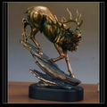 Elk Figurine 10"W x 12.5"H